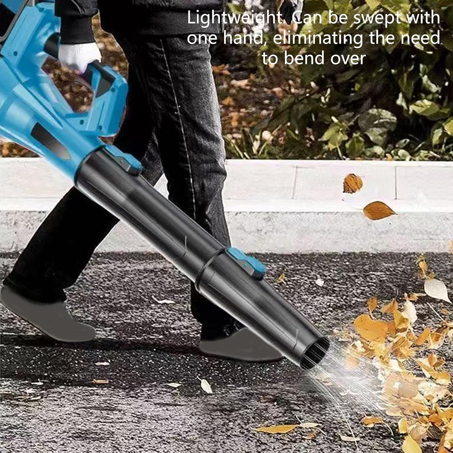 Professional Fast Speed Blower Leaves Fan Portable Garden Air Blower Battery Cordless Leaves Application Portable
