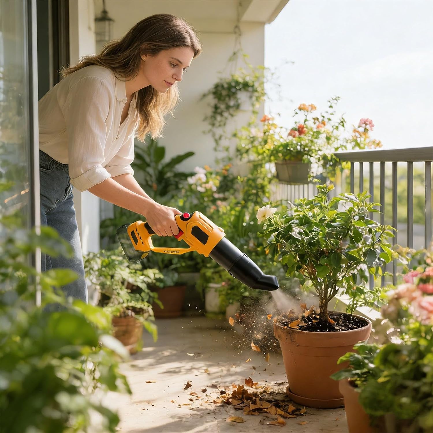 Execution Nonbrush Mobile Blower Variable Thin for Quick Home Garden Workshop Garden