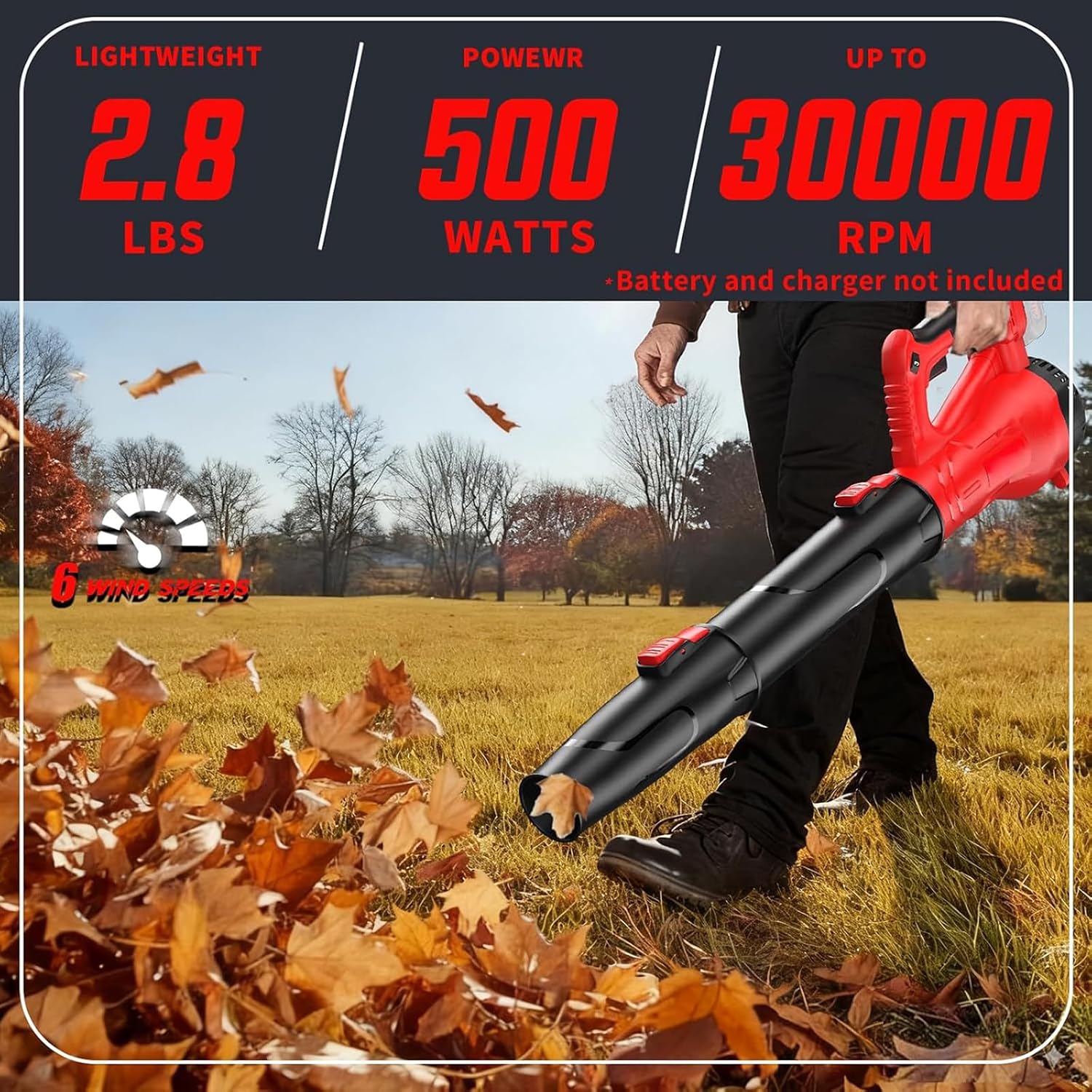 Efficient Brushless Motor Extended Blower Bare Tool 30000RPM Compatible Your Batteries for Power Tool Extended Blower Bare Featuring Brushless Motor Battery Not Included