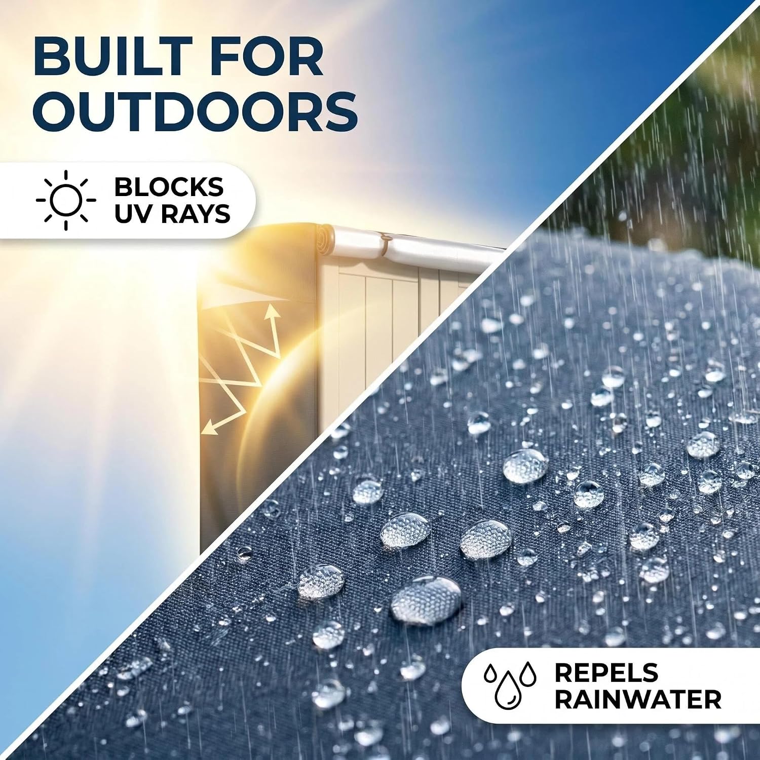 Outdoor Storage Shed Cover 33"x27"x72" (Cover Only) | Waterproof UV-Resistant Dustproof Cabinet Covers for Suncast Sheds, Black